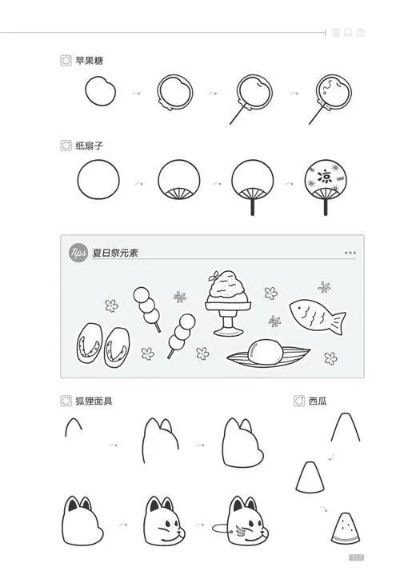 简笔画大全初学者也能轻松入门-第3张图片-www.211178.com_果博福布斯